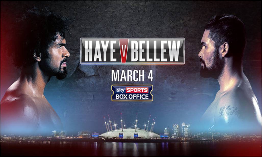 Haye v Bellew live on Sky Sports Box Office